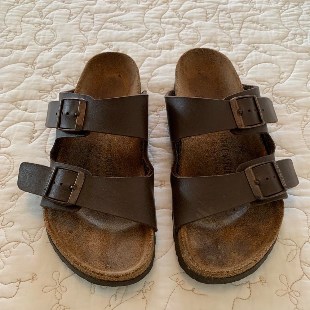 Birkenstock Brown Leather Sandals
